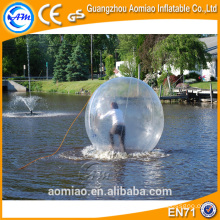 Sport throw ball games!! bubble ball walk water/walking on water plastic ball